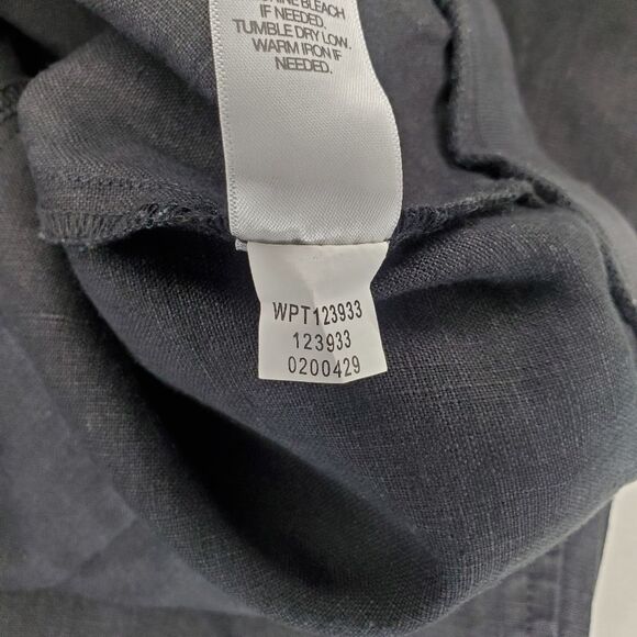 J Jill Love Linen Straight-Leg Pants Size M - Picture 9 of 9